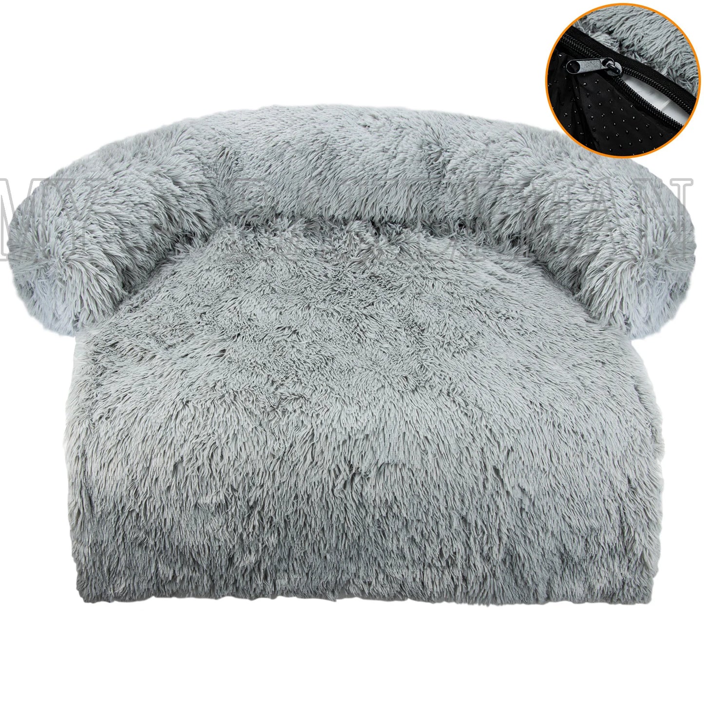 Washable Faux Fur Pet Bed™: Pillow for Small to Medium Pets