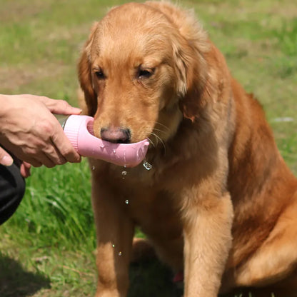 Portable Dog & Cat Water Bottle™: All-in-One for Outdoor Activities, Walking, and Feeding - Ideal for Small & Large Breeds