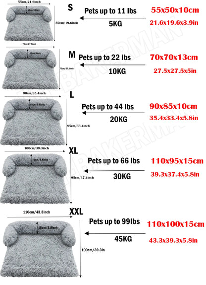 Washable Faux Fur Pet Bed™: Pillow for Small to Medium Pets