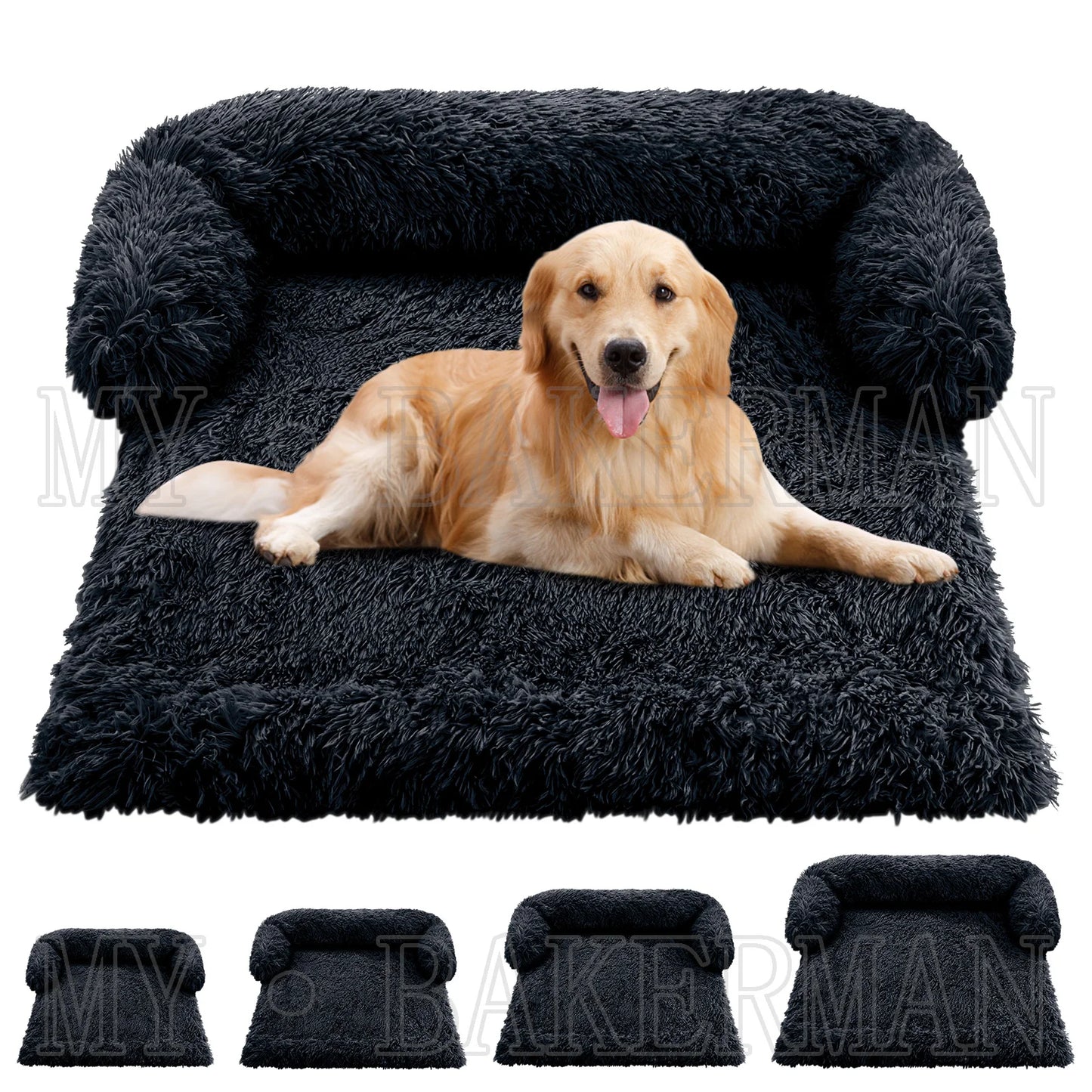 Washable Faux Fur Pet Bed™: Pillow for Small to Medium Pets