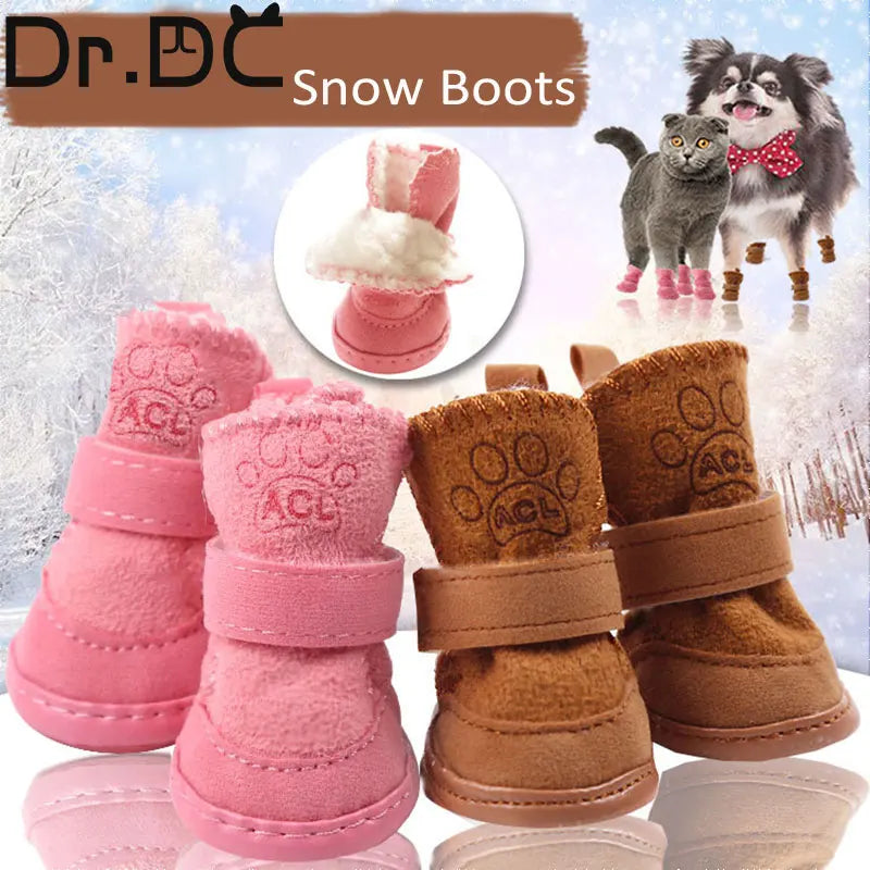 Pet Winter Cotton Shoes™: Warm Snow Boots for Dogs and Cats