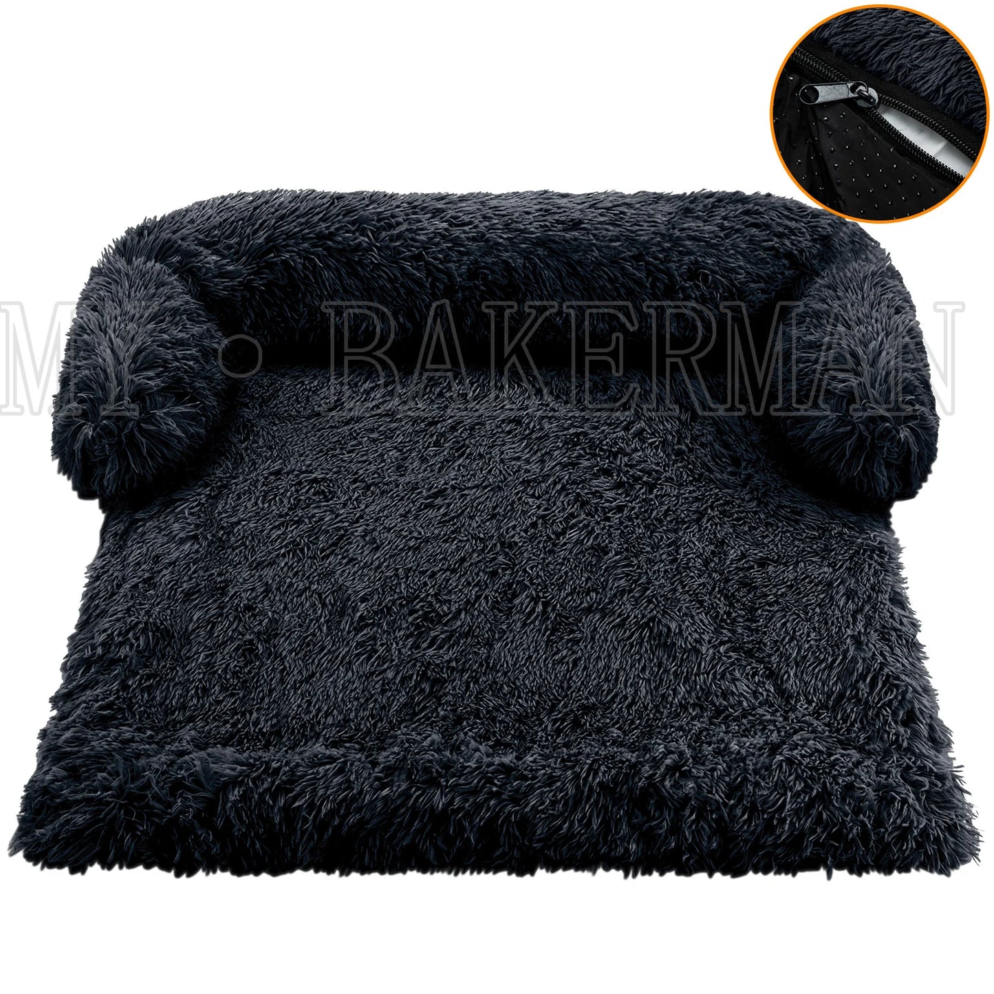 Washable Faux Fur Pet Bed™: Pillow for Small to Medium Pets